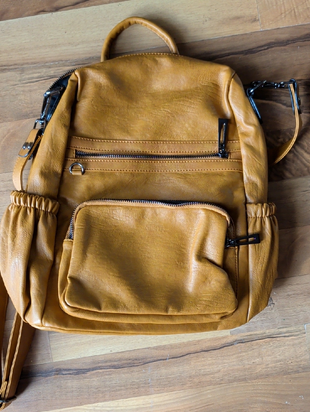 Mustard Yellow Mini Backpack